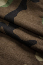 Camo Cargo Shorts Women - Destroyed Camouflage Y2K Shorts-Tithesource-