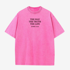 T-Shirt | Jesus is The Way | The Truth The Life - John 14:6 Washed