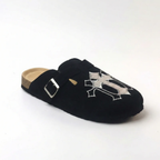 Chrome Cross Clogs - Y2K-Tithesource-Black-36-
