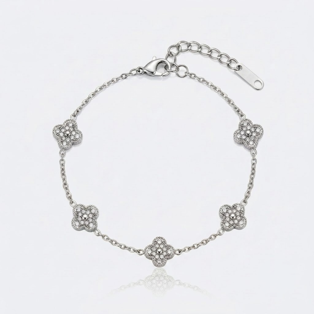 Clover Bracelet Women | Cubic Zirconia