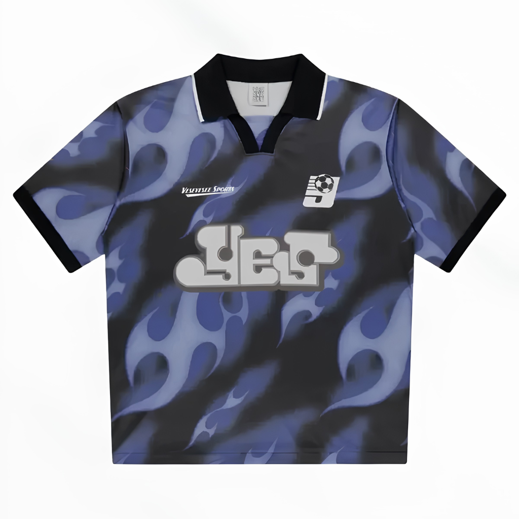 Graphic Soccer Jersey - Retro Football Tee