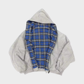 Oversized Zipper Hoodie Reversible Streetwear Y2K