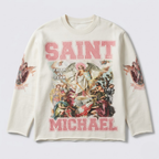 Saint Michael Longsleeve T-Shirt | Oversized Streetwear-Tithesource-