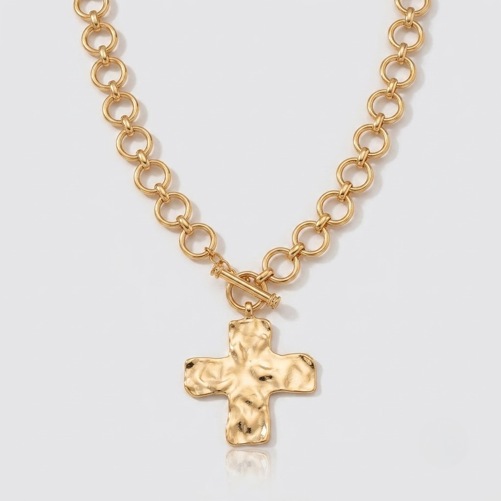 Large Cross Necklace | Eternal Pattern | Women