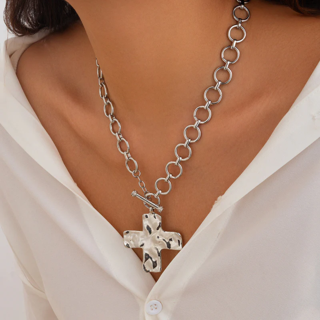 Large Cross Necklace | Eternal Pattern | Women