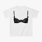Graphic T Shirt Women - Bra Print-Tithesource-