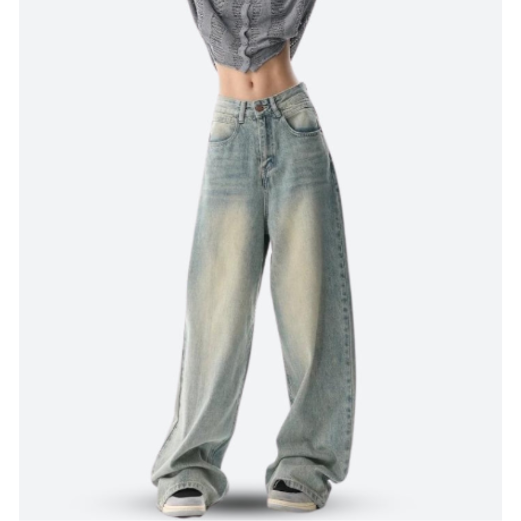Baggy Jeans Women - Low Rise Y2K Denim