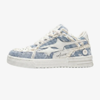 Chunky Skate Sneakers - Y2K Streetwear Shoes-Tithesource-Blue-35-