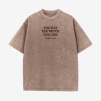 T-Shirt | Jesus is The Way | The Truth The Life - John 14:6 Washed
