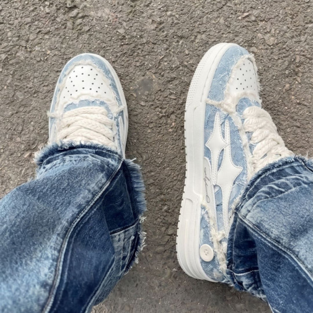 Chunky Skate Sneakers - Y2K Streetwear Shoes-Tithesource-