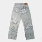 Y2k Angel Baggy Jeans Retro Streetwear Cupids Arrow-Tithesource-