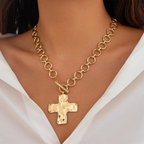Large Cross Necklace | Eternal Pattern | Women