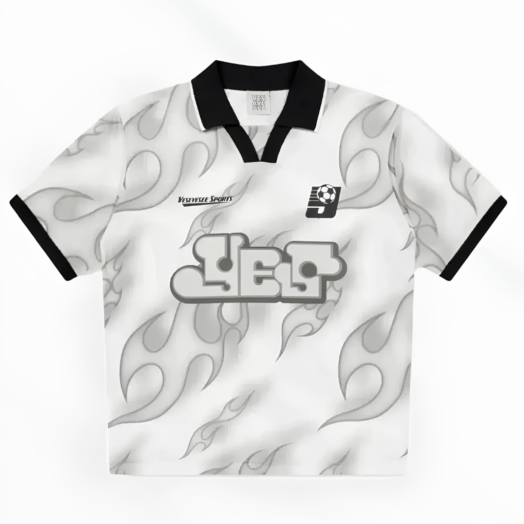 Graphic Soccer Jersey - Retro Football Tee