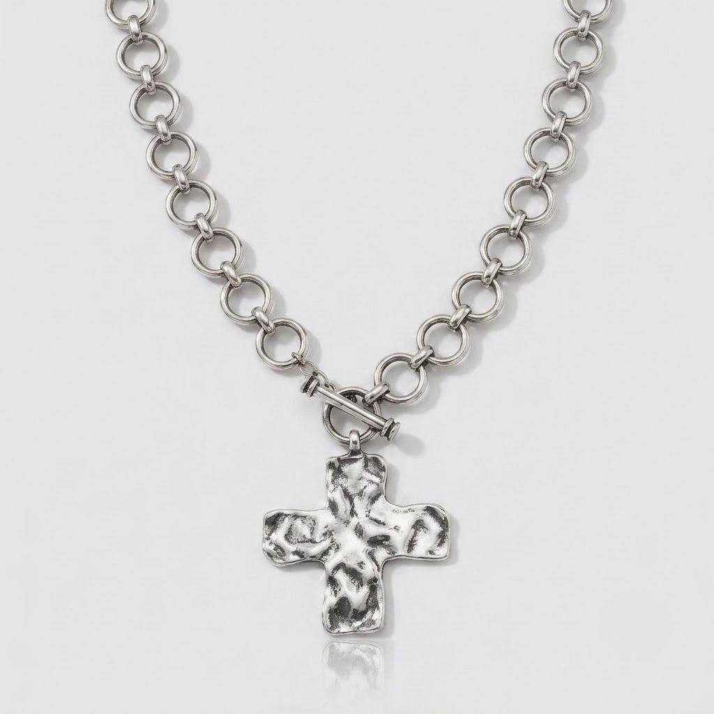 Large Cross Necklace | Eternal Pattern | Women