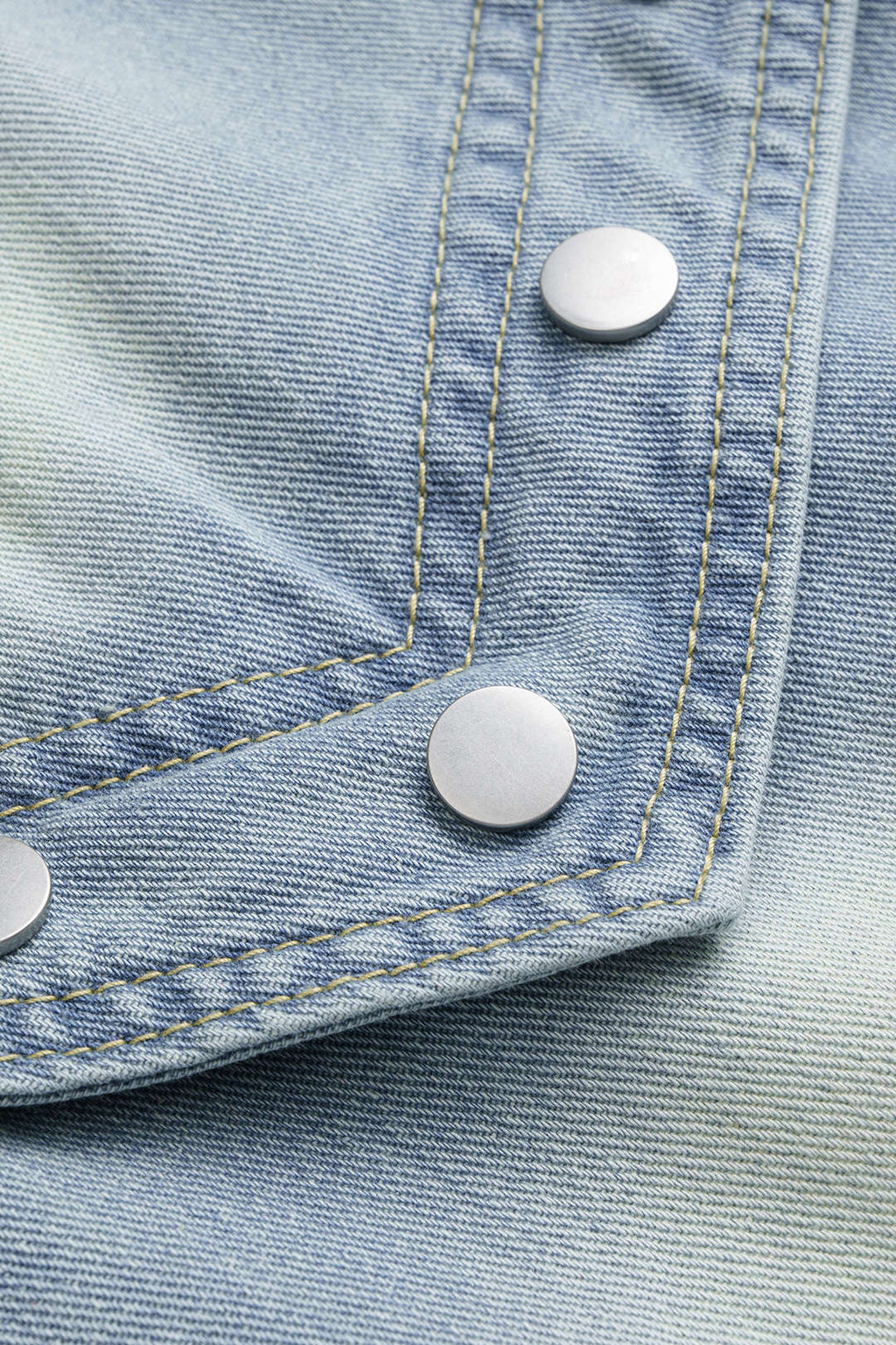 Baggy Denim Jeans Womens - Wide Leg Patchwork Frayed Rivets