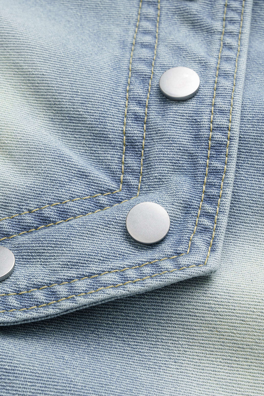 Baggy Denim Jeans Womens - Wide Leg Patchwork Frayed Rivets