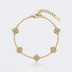 Clover Bracelet Women | Cubic Zirconia