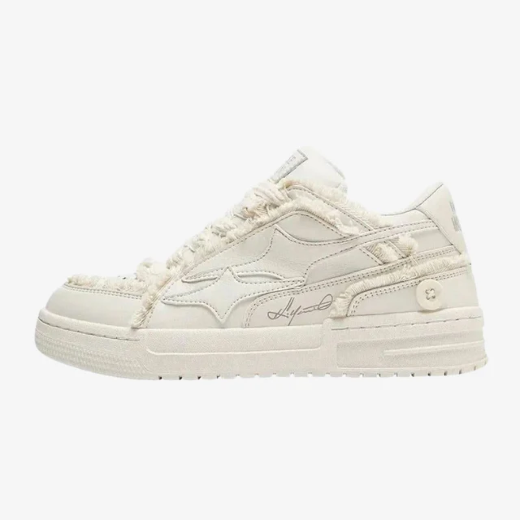 Chunky Skate Sneakers - Y2K Streetwear Shoes-Tithesource-White-35-