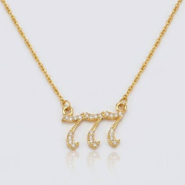 Pendant Necklace for Women Gold Cubic Zirconia Stainless Steel