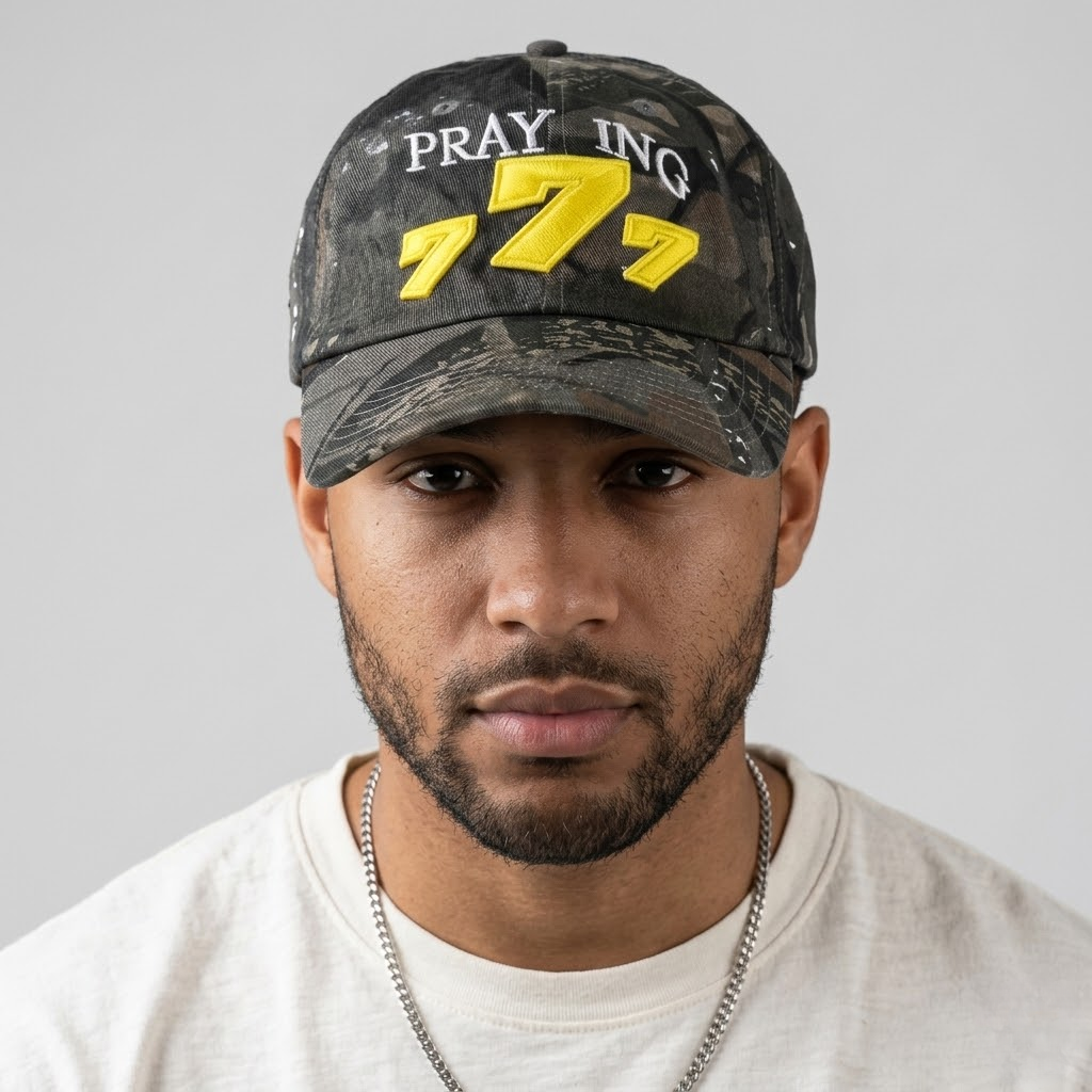 777 Embroidered Baseball Cap | Angel Numbers Hat