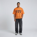777 Men's Oversized Mesh T-Shirt Streetwear Jersey