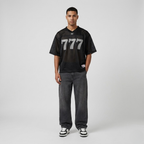777 Men's Oversized Mesh T-Shirt Streetwear Jersey