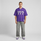 777 Men's Oversized Mesh T-Shirt Streetwear Jersey