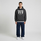 777 Men's Oversized Pullover Hoodie Streetwear