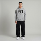 777 Men's Oversized Pullover Hoodie Streetwear