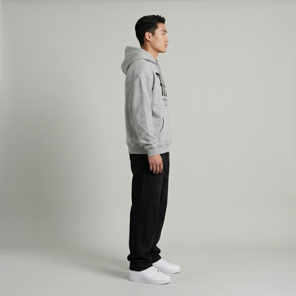 777 Men's Oversized Pullover Hoodie Streetwear