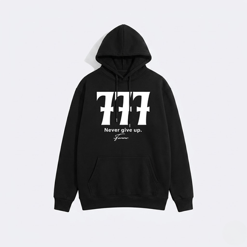 777 Men's Oversized Pullover Hoodie Streetwear