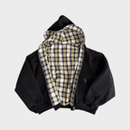 Oversized Zipper Hoodie Reversible Streetwear Y2K