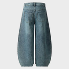 Baggy Jeans Blue - Wide Leg Denim-Tithesource-