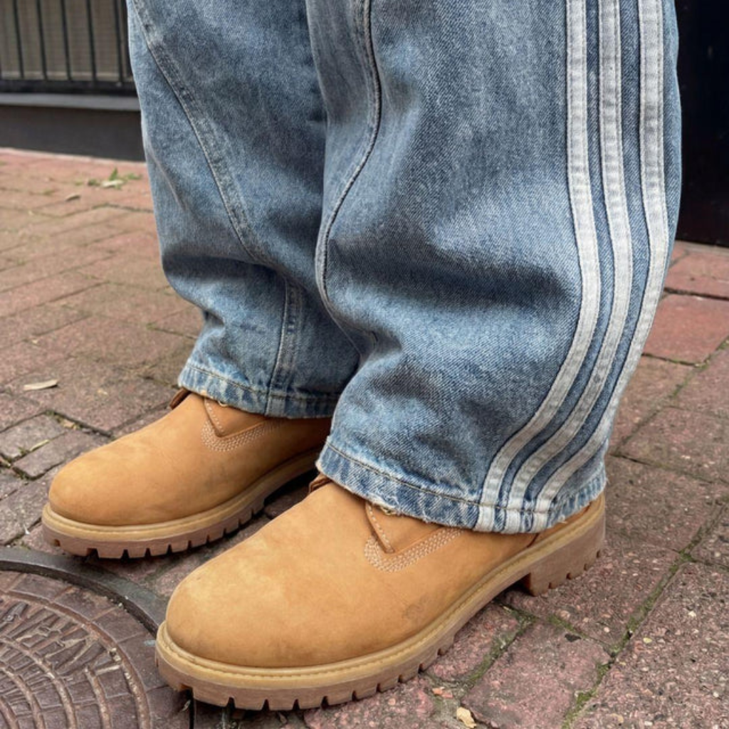 Baggy Jeans Blue - Wide Leg Denim-Tithesource-