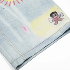 Baggy Jeans Men Wide Leg Print Graffiti Y2K Streetwear