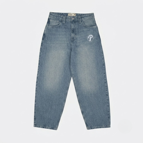 Baggy Jeans Podium - Streetwear Wide Leg Denim-Tithesource-Blue-S-