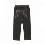 Baggy Jeans Revenge Graphic - Men Wide Leg Streetwear Y2K