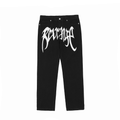 Baggy Jeans Revenge Graphic - Men Wide Leg Streetwear Y2K