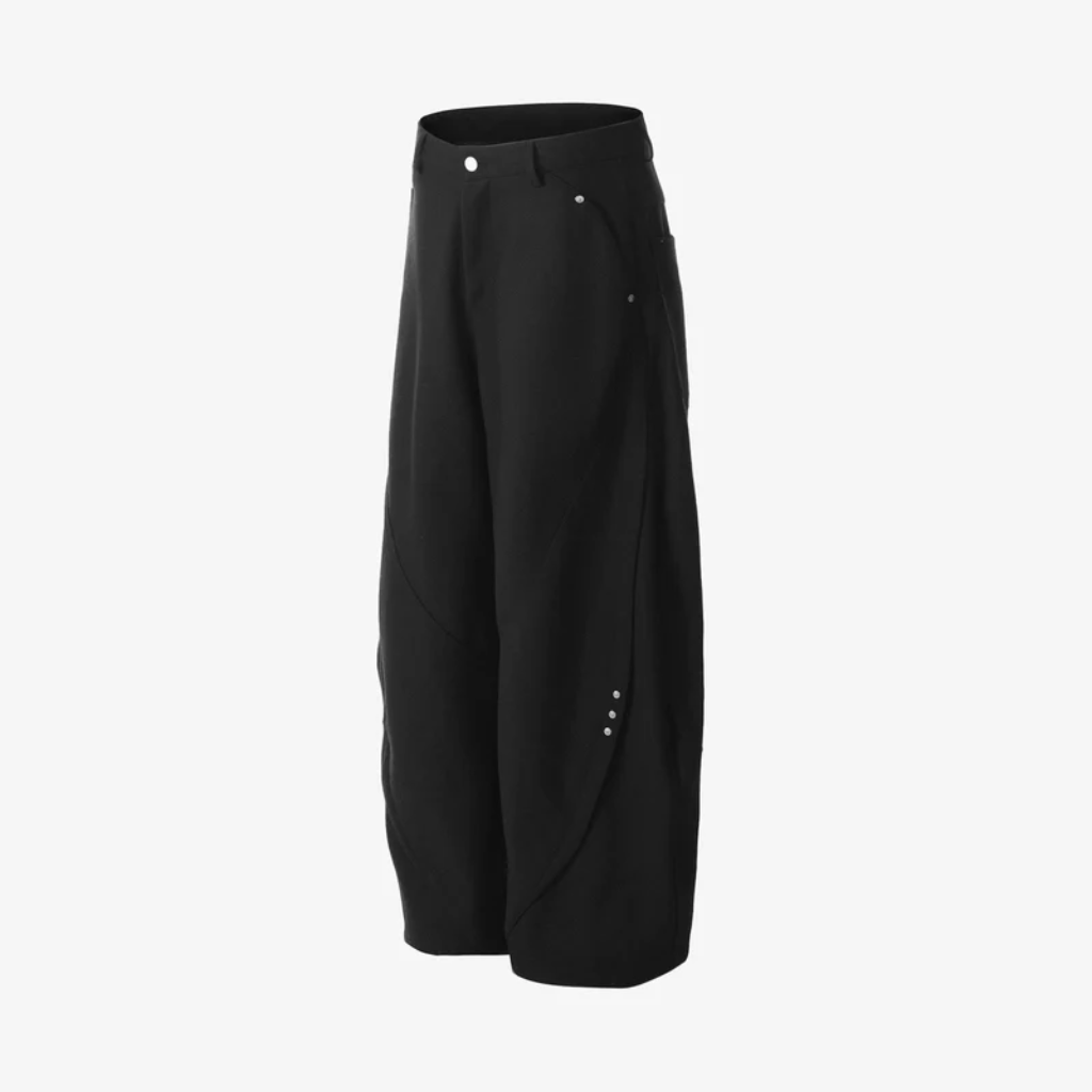 Baggy Pants Barrel Wide Leg Unisex Cross Leg Streetwear