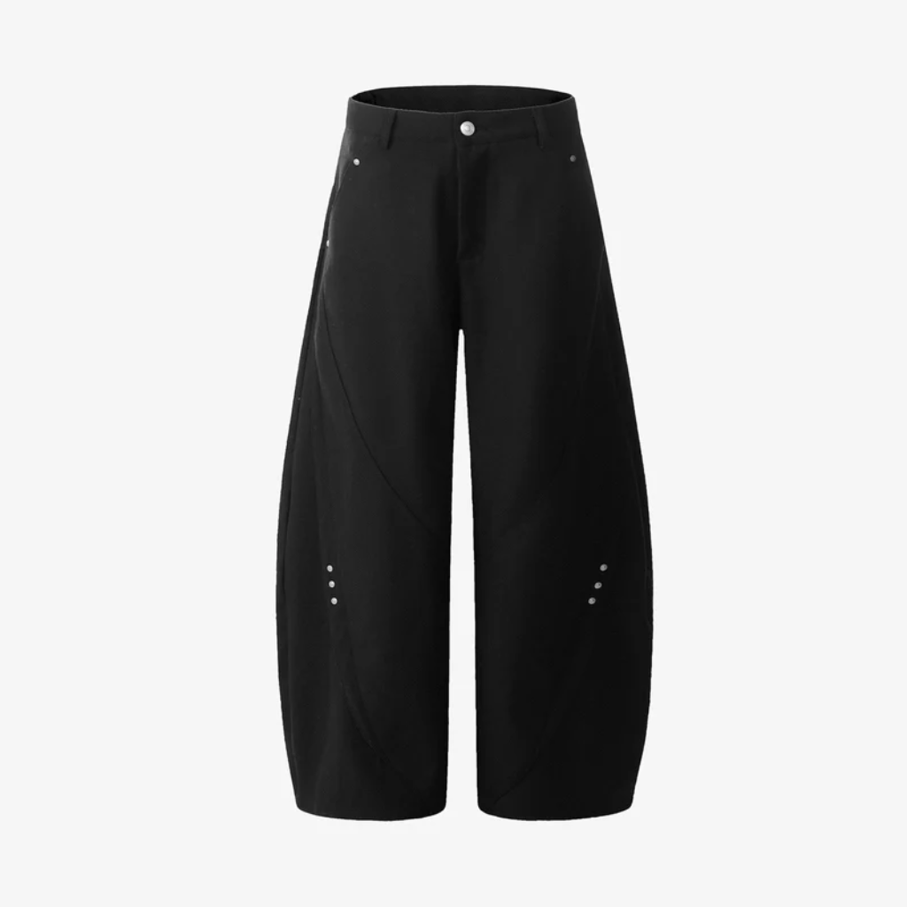 Baggy Pants Barrel Wide Leg Unisex Cross Leg Streetwear