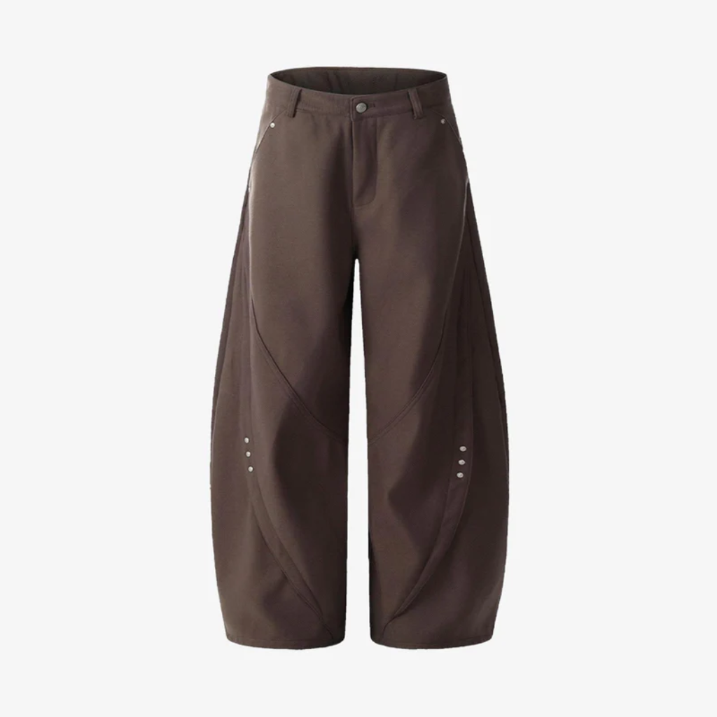Baggy Pants Barrel Wide Leg Unisex Cross Leg Streetwear