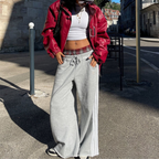 Baggy Sweatpants - Loose Fit - Double waist - Y2K Streetwear