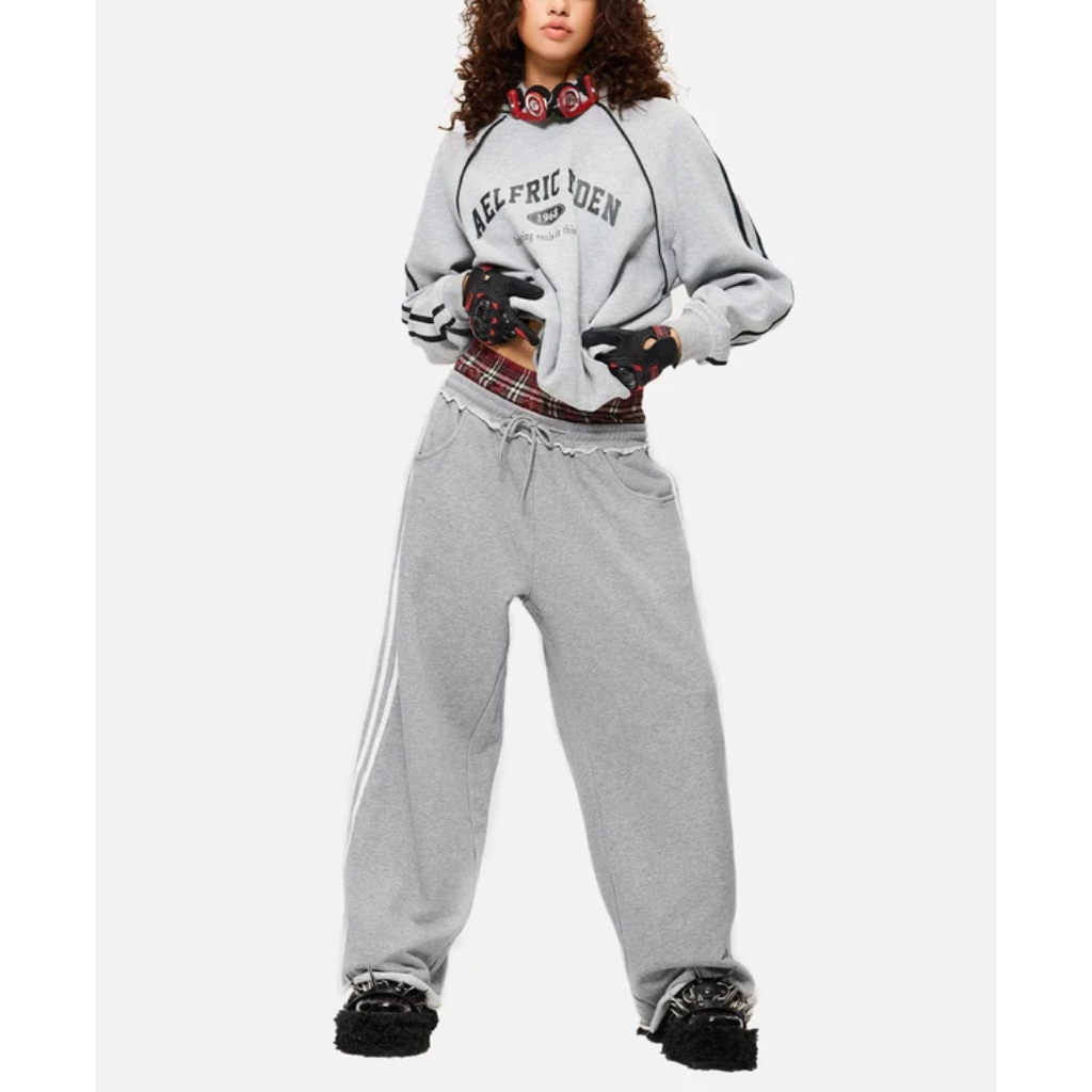 Baggy Sweatpants - Loose Fit - Double waist - Y2K Streetwear