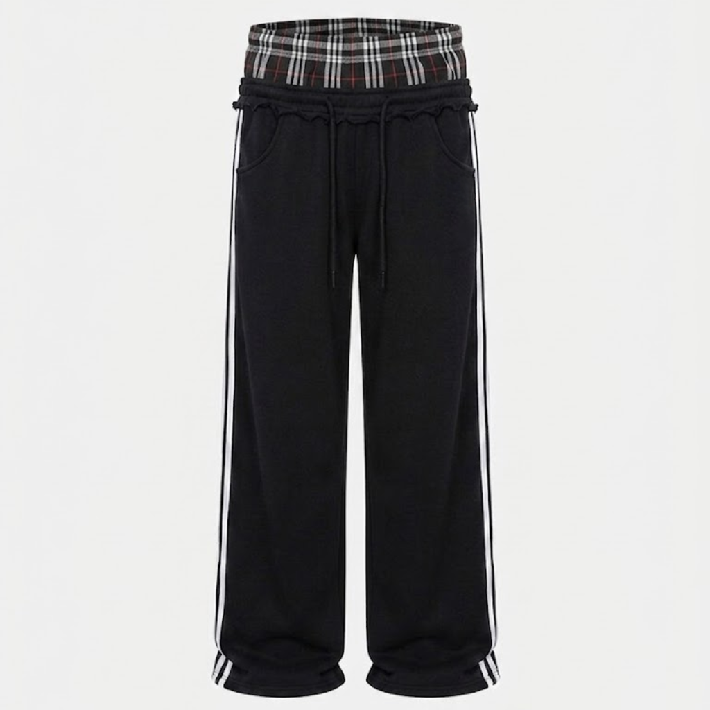 Baggy Sweatpants - Loose Fit - Double waist - Y2K Streetwear