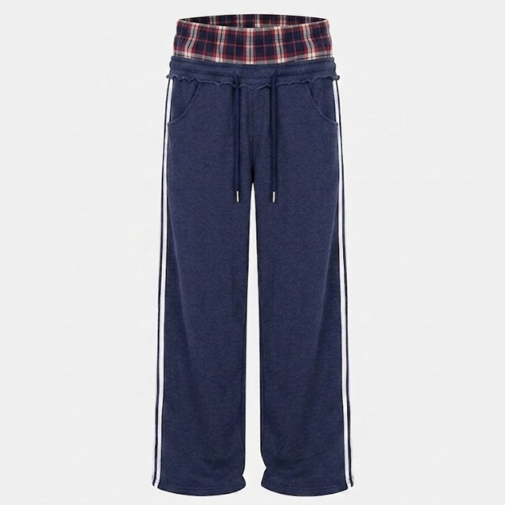 Baggy Sweatpants - Loose Fit - Double waist - Y2K Streetwear