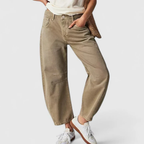 Barrel Jeans Women High Waist Wide Leg Denim