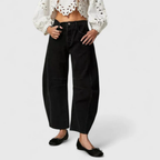 Barrel Jeans Women High Waist Wide Leg Denim