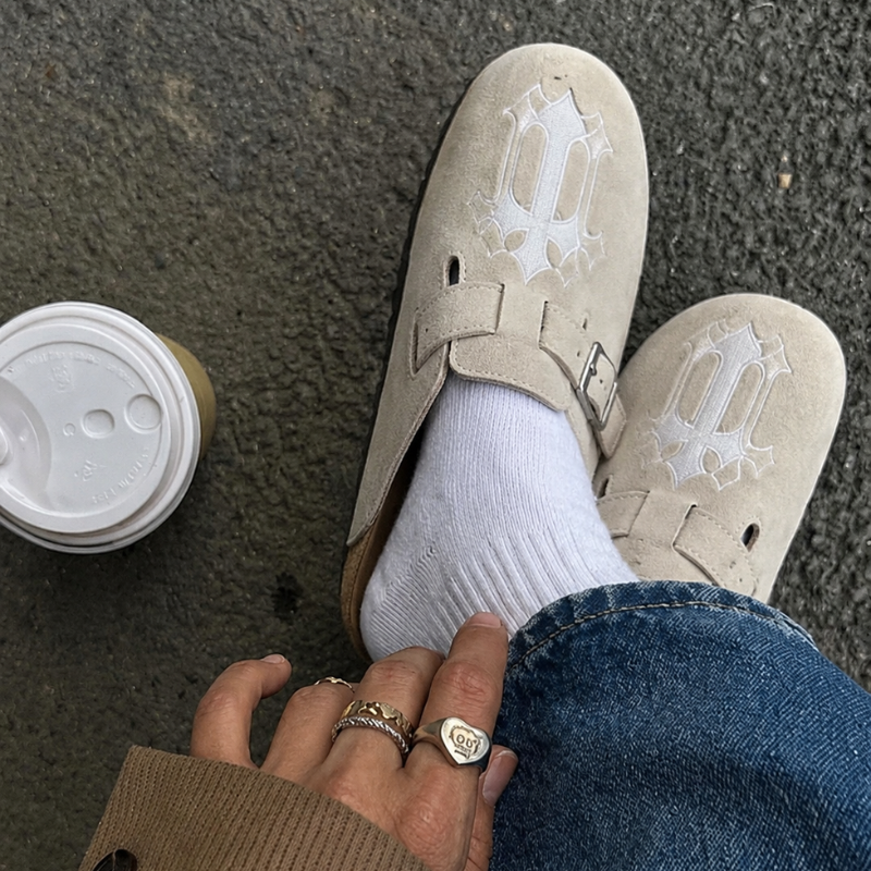 Chrome Cross Clogs - Y2K