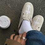 Chrome Cross Clogs - Y2K