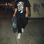 Black Baggy Jeans Men Wide Leg Streetwear Y2K-Tithesource-